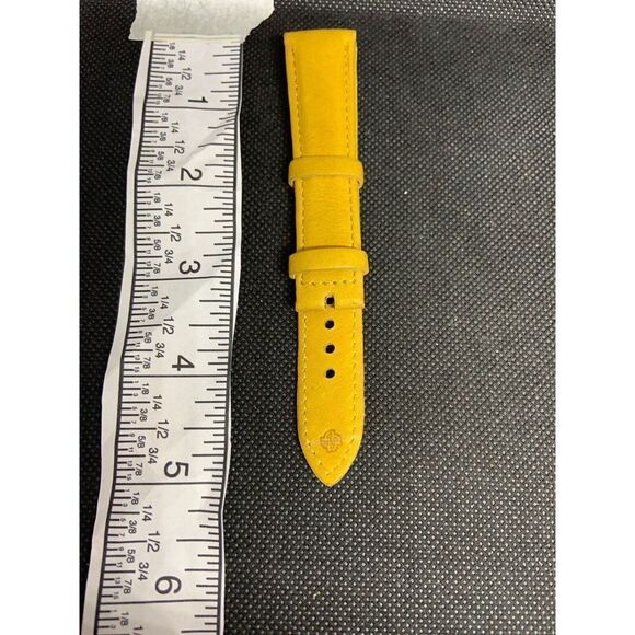 Fossil Genuine Leather Bracelet Watch Band No Clasp 18mm N309 - Picture 1 of 3